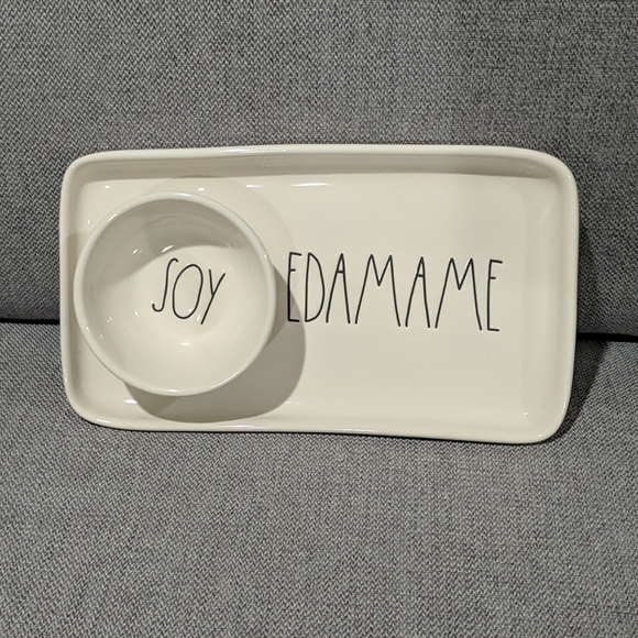 Rae Dunn Soy Edamame Appetizer Serving Tray - Picture 1 of 1